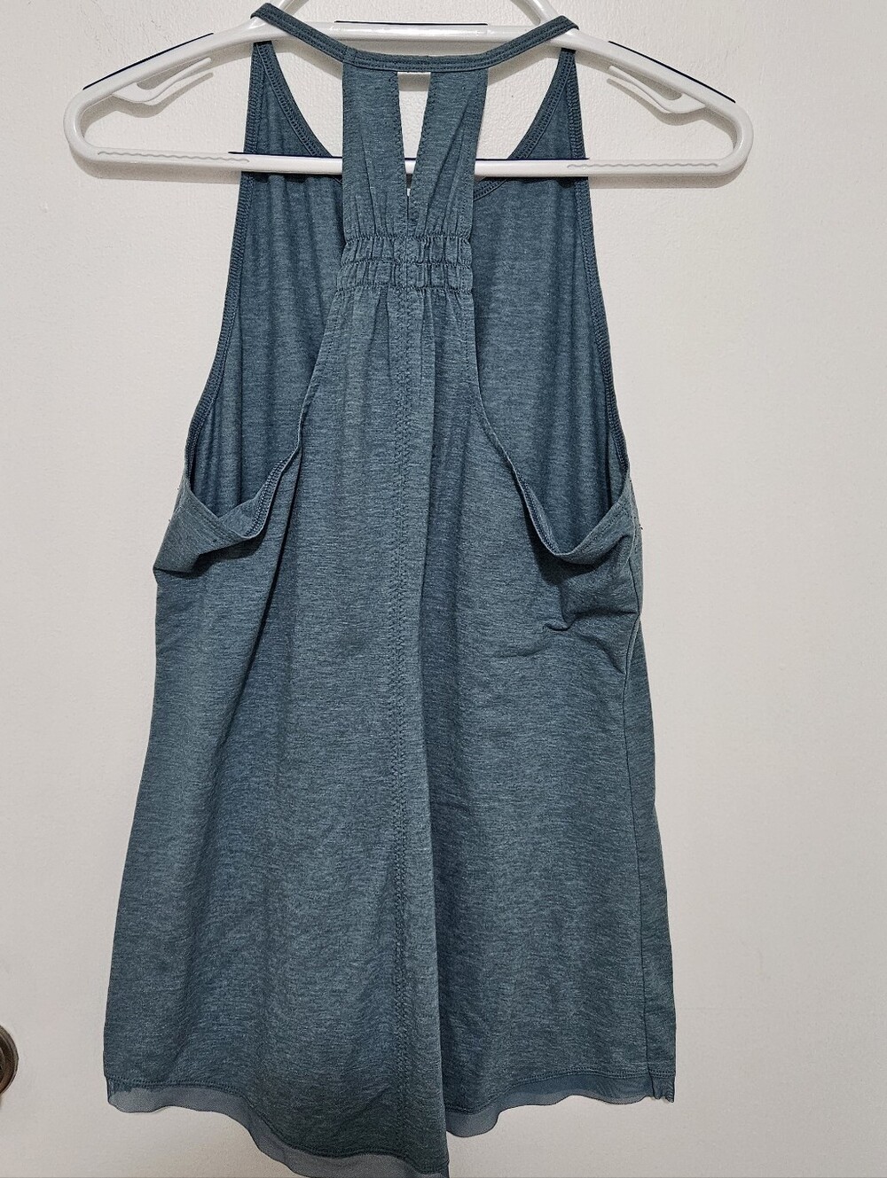 Apana Women's Sleeveless High Neck Tank Top - Teal Size Large - Picture 2 of 3